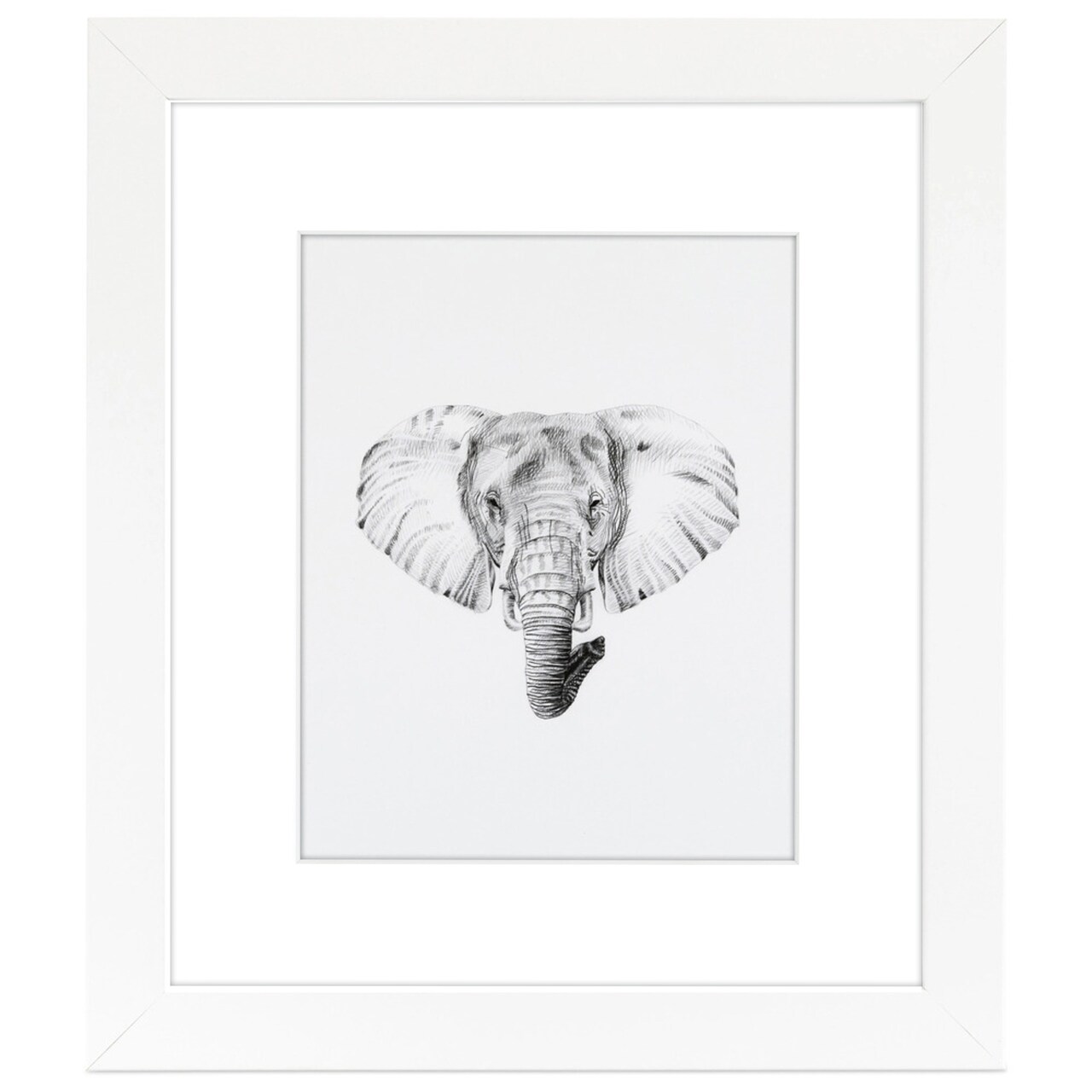 ArtToFrames 20x28" Matted Picture Frame with 16x24" Single Mat Photo Opening Framed in 1.25" White and 2" Mat (FWM-3966-20x28)